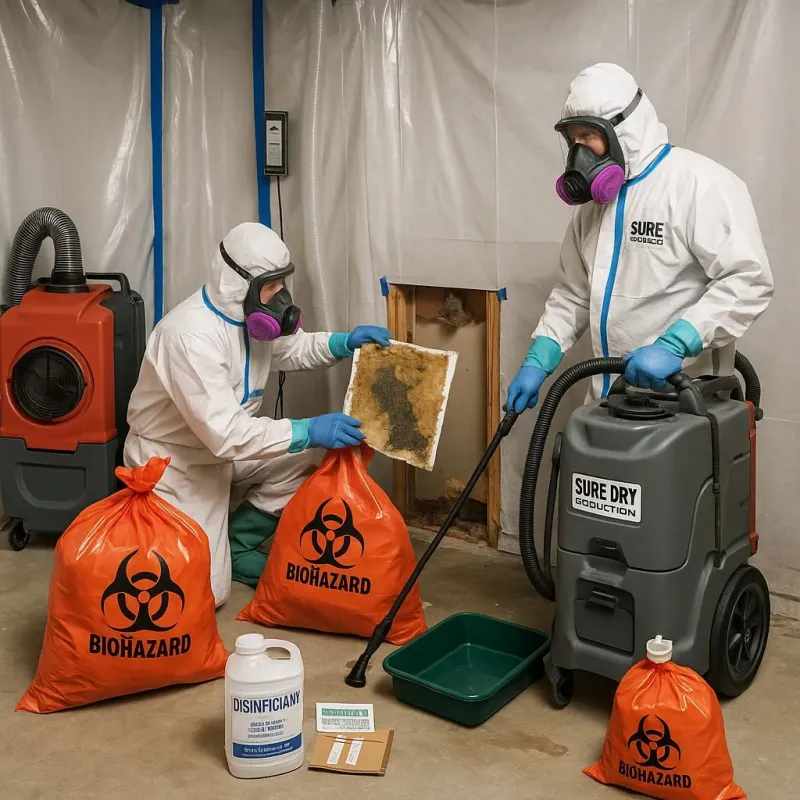 Contaminated Water Handling Protocols process in The Woodlands, TX