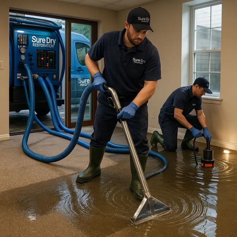 Water Extraction and Removal process in The Woodlands, TX